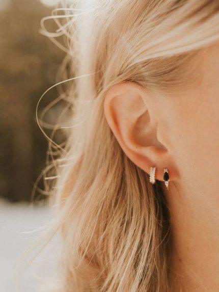 Ivy Diamond Hoops
