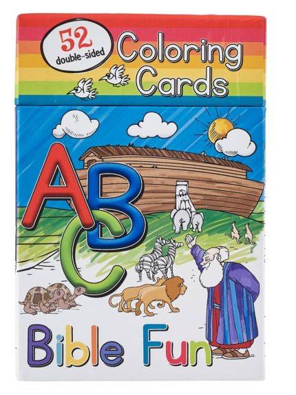 Coloring Cards Boxed 52 ABC Bible Fun for Kids