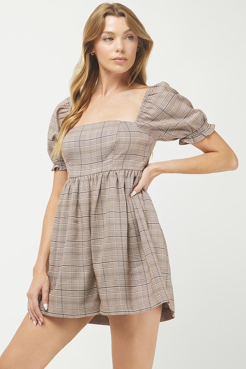 Checkered Romper
