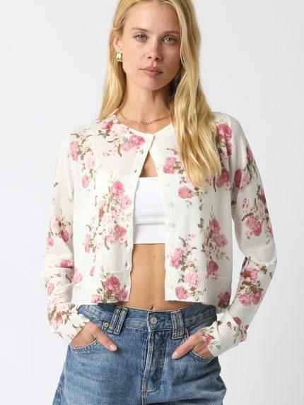Nola Floral Knit Cardigan