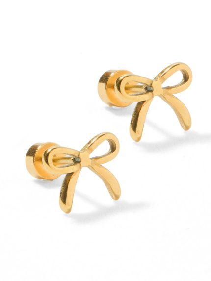 Screwback Stud Earrings - Sadie - Gold