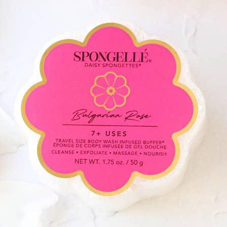 Bulgarian Rose Daisy Spongette | Soap Sponge | Soap Buffer